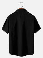 Tall Men's Scream Ghostface Ice Cream Halloween Short Sleeve Shirt Eleven Oasis