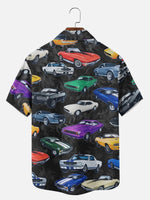 Men's Retro Muscle Car Short Sleeve Shirt Eleven Oasis