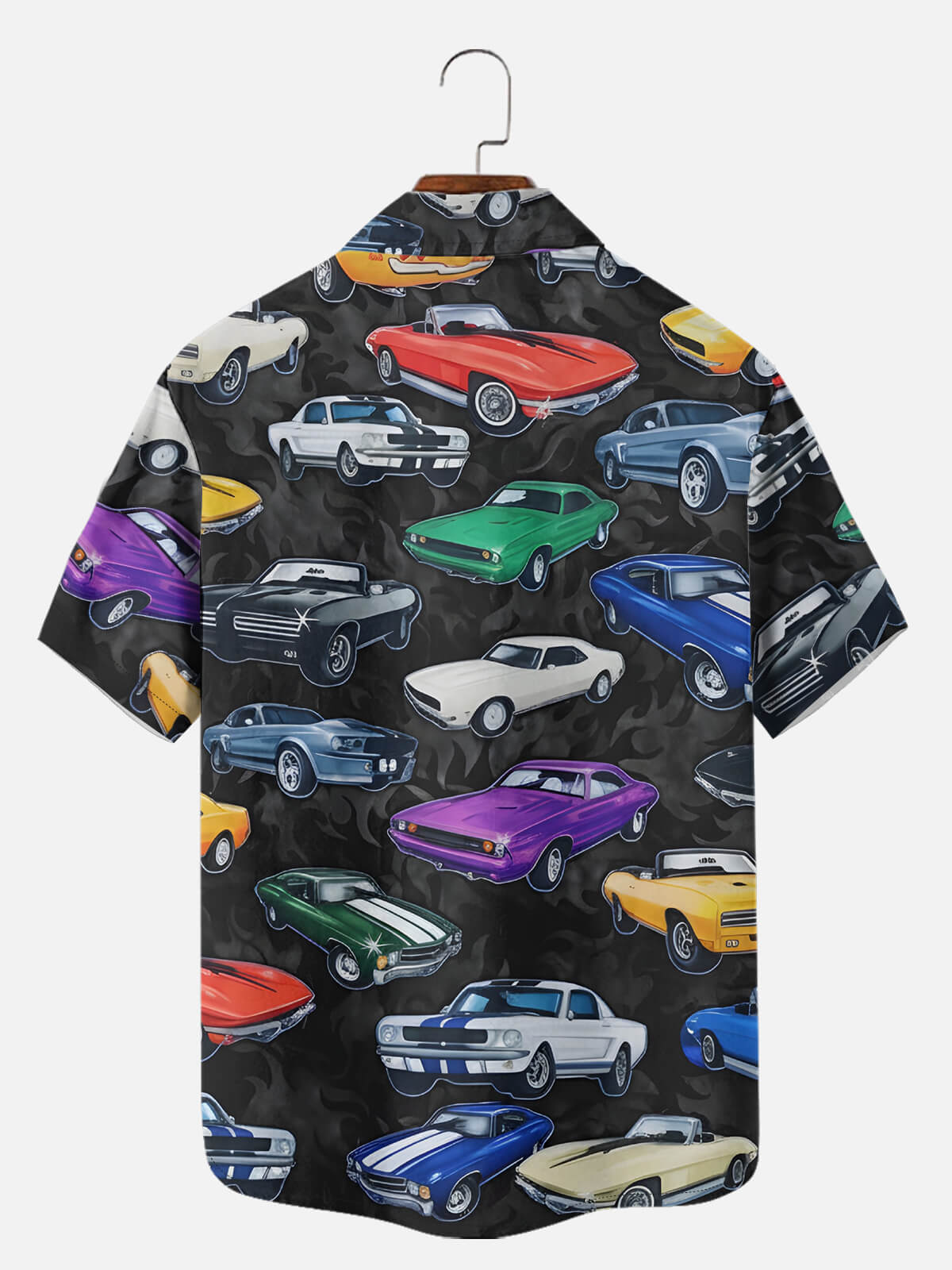 Men's Retro Muscle Car Short Sleeve Shirt Eleven Oasis