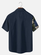 Men's Hawaii Retro Tropical Flora Short Sleeve Shirt ElevenOasis