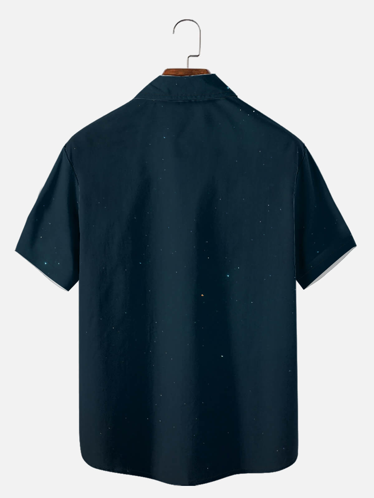 Men's Bigfoot Christmas Lights Short Sleeve Shirt Eleven Oasis