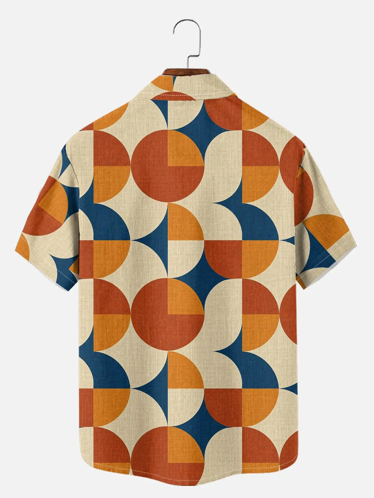 Men's Mid-Century Mosaic Short Sleeve Shirt Eleven Oasis