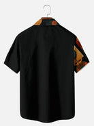 Men's Retro Geometric Panel Short Sleeve Shirt Eleven Oasis