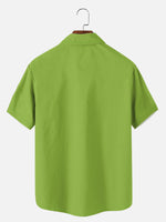 Tall Men's Iconic Big Grinch Face Short Sleeve Shirt Eleven Oasis