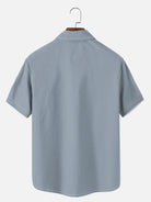 Men's Coconut Tree Casual Breathable Hawaiian Short Sleeve Shirt ElevenOasis