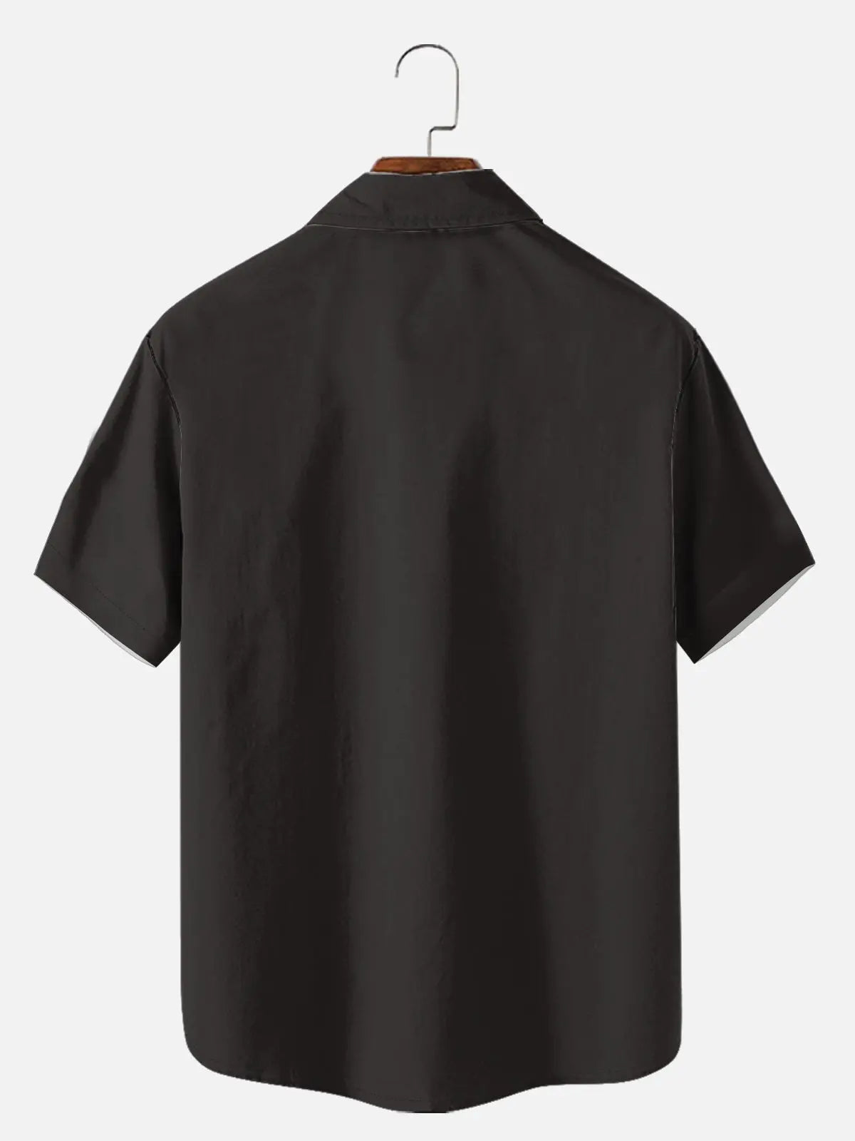 Men's Classic Striped Bowling Style Short Sleeve Shirt ElevenOasis