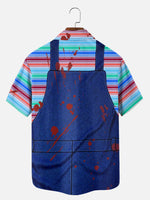Tall Men's Chucky Good Guys Halloween Short Sleeve Shirt Eleven Oasis