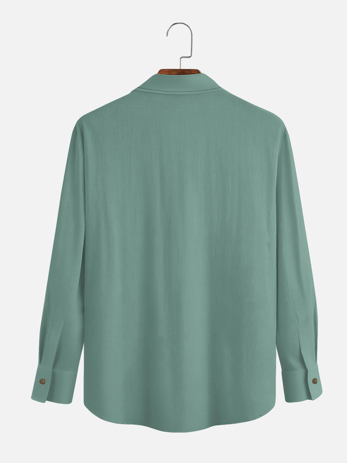 Men's Striped Everyday with Toucan in a Cocktail Glass Long Sleeve Shirt Eleven Oasis