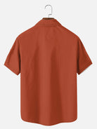 Tall Men's Desert Stripe Fiesta Short Sleeve Shirt Eleven Oasis