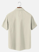 Men's Mid-Century Modern Atomic Bowling Short Sleeve Shirt ElevenOasis