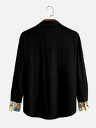 Men's Skeleton Mariachi Long Sleeve Shirt Eleven Oasis