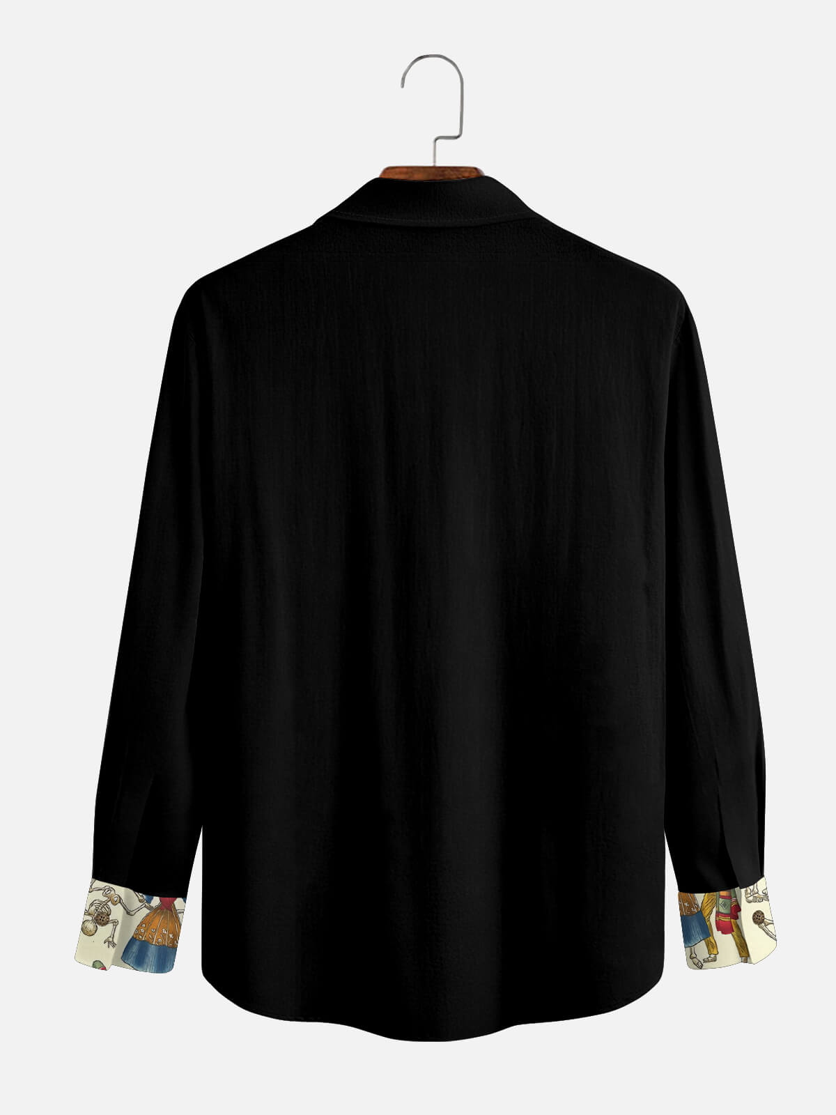 Men's Skeleton Mariachi Long Sleeve Shirt Eleven Oasis