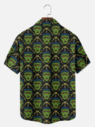 Men's Frankenstein Print Short Sleeve Shirt Eleven Oasis