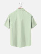 Men's Tropical Parrot Margarita Short Sleeve Shirt ElevenOasis