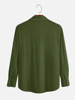 Men's Mid-Century Geometric Long Sleeve Shirt Eleven Oasis