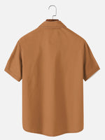 Tall Men's Santa and Rudolph Merry Christmas Short Sleeve Shirt Eleven Oasis