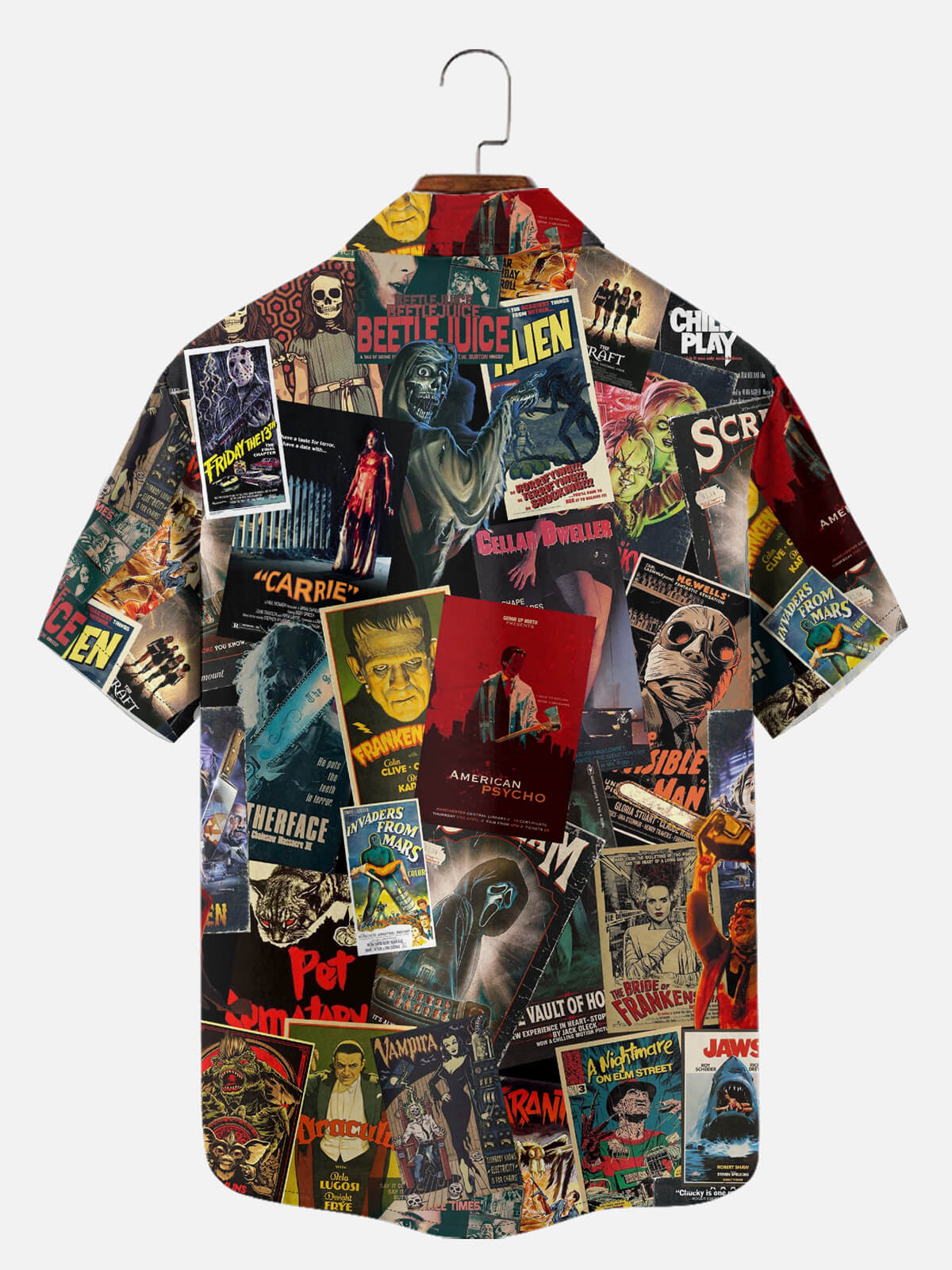Men's Horror Movie Poster Short Sleeve Shirt Eleven Oasis