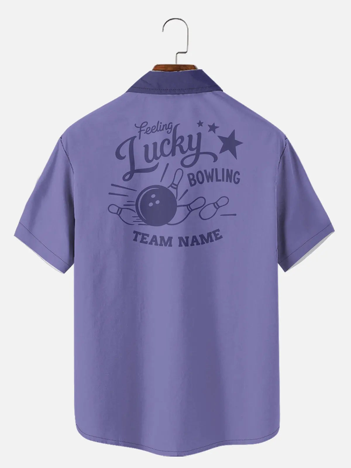 Men's Custom League Night Bowling Short Sleeve Shirt Eleven Oasis