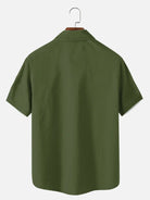 Men's Mid-Century Geometric Short Sleeve Shirt ElevenOasis