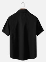 Men's Retro Horror Icons Halloween Short Sleeve Shirt Eleven Oasis