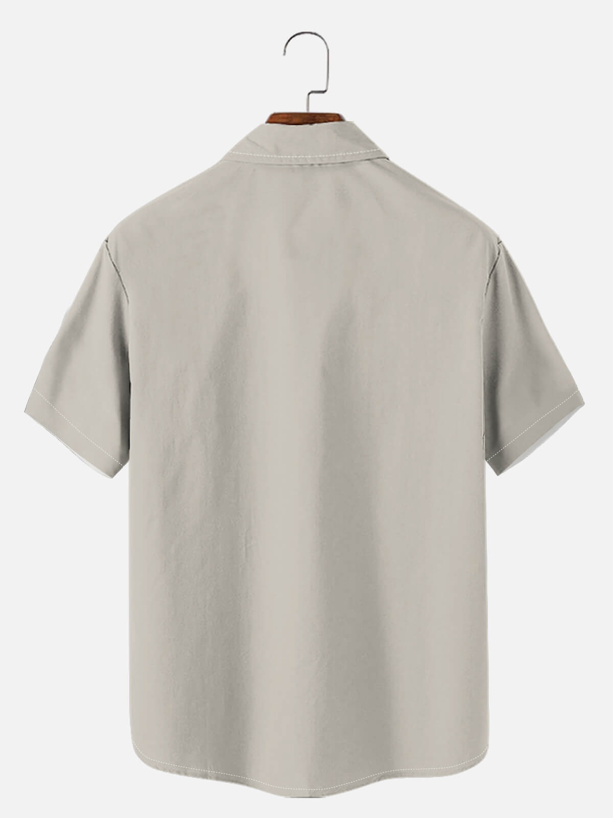 Men's Retro Argyle Panel Short Sleeve Shirt Eleven Oasis