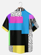 Men's Retro Pop Art Short Sleeve Shirt?