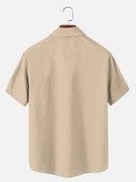Tall Men's Black Cat in Pocket Graphic Short Sleeve Shirt Eleven Oasis