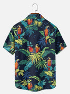 Men's Parrot Paradise Short Sleeve Shirt Eleven Oasis