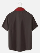 Men's Custom Music Heartbeat Panel Short Sleeve Shirt 