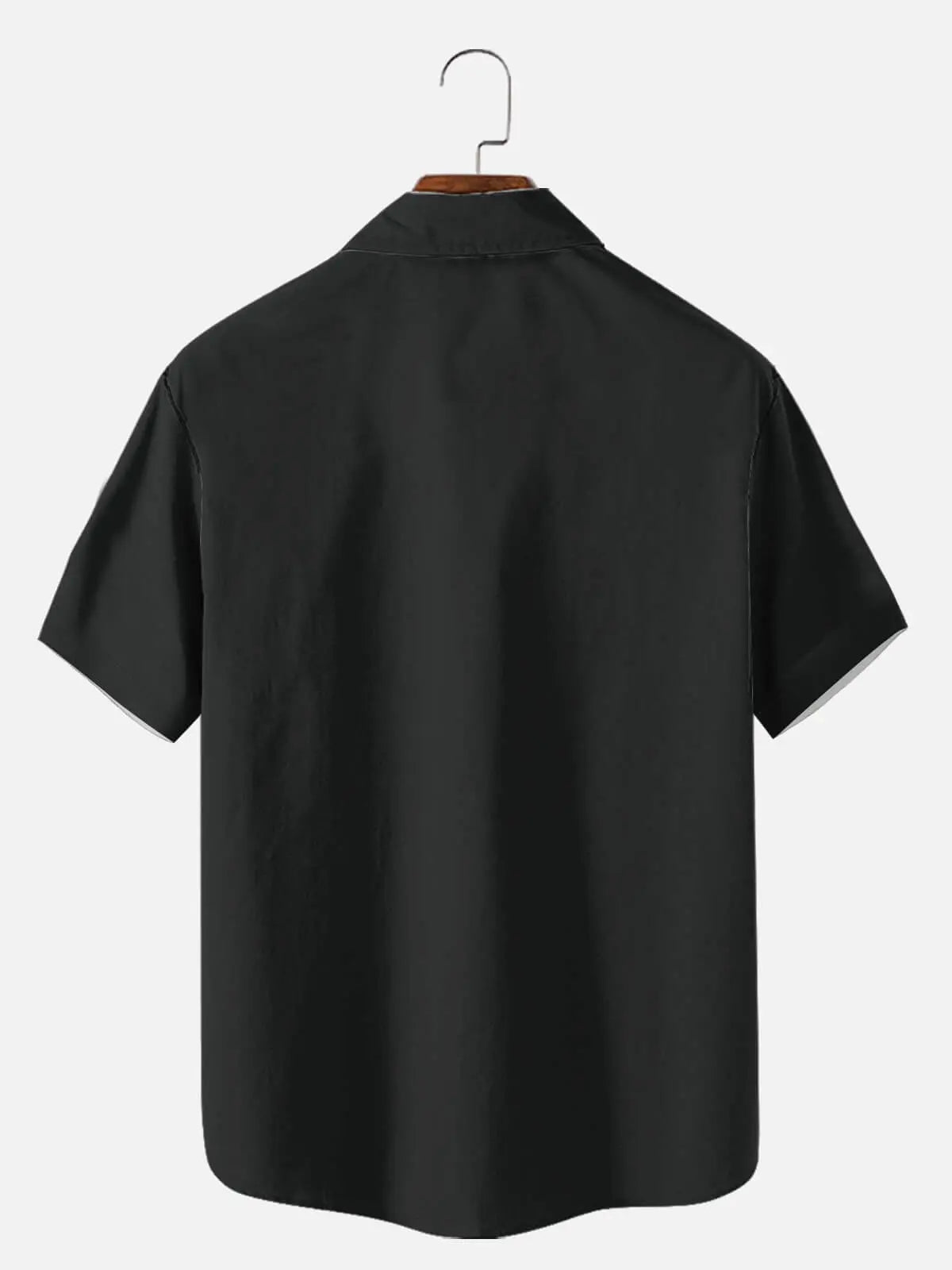 Tall Men's Uptown Stripe Bowling Short Sleeve Shirt Eleven Oasis