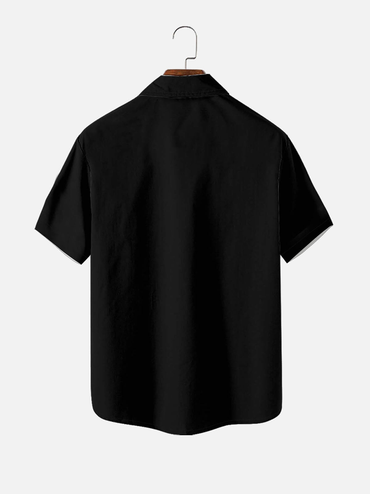 Tall Men's Crouching Tiger Forest Short Sleeve Shirt Eleven Oasis