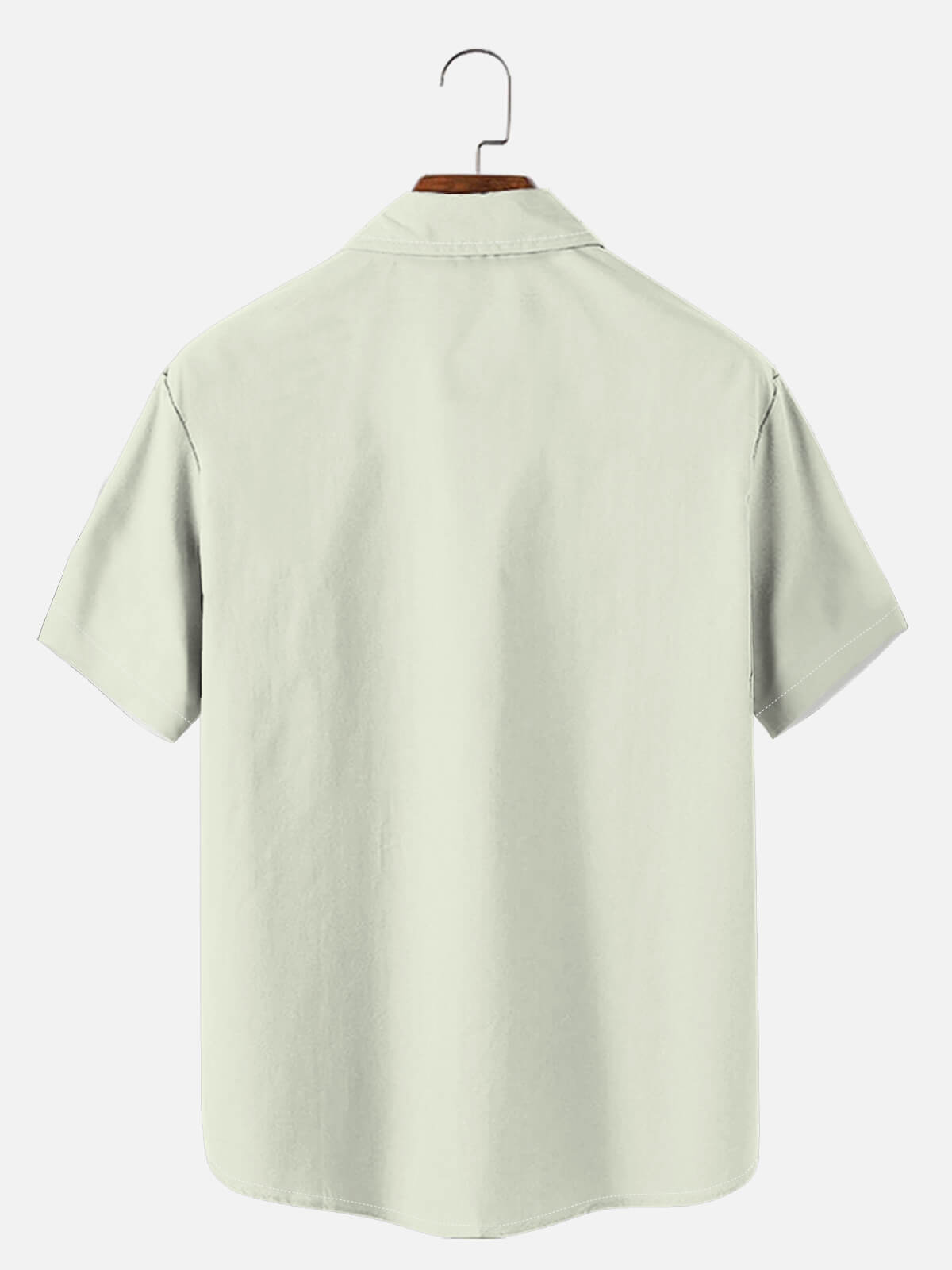 Men's Classic Striped Bowling Style Short Sleeve Shirt ElevenOasis