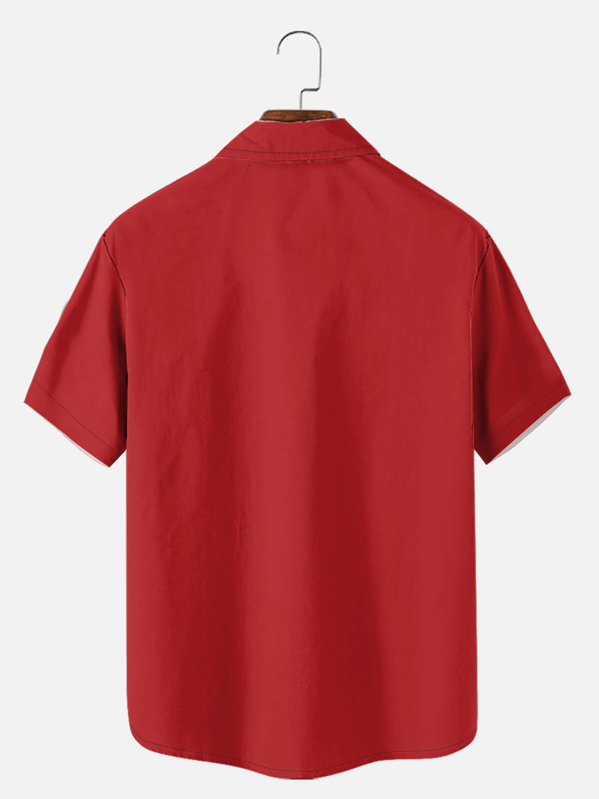 Men's Santa Beer Time Christmas Bowling Short Sleeve Shirt Eleven Oasis