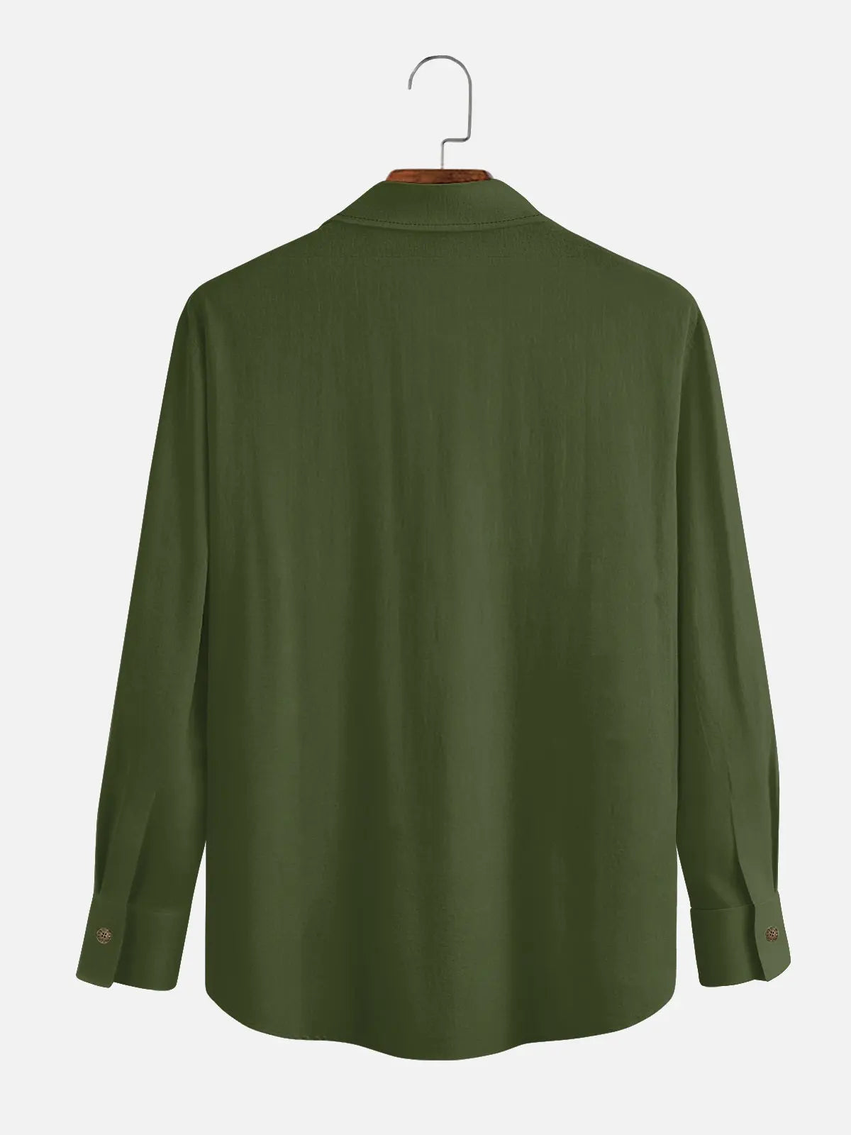 Men's Mid-Century Geometric Long Sleeve Shirt ElevenOasis