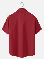 Men's Skeleton Rock & Roll Christmas Short Sleeve Shirt Eleven Oasis