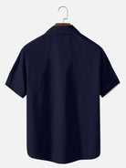 Tall Men's Retro Bowling Strike Short Sleeve Shirt ElevenOasis
