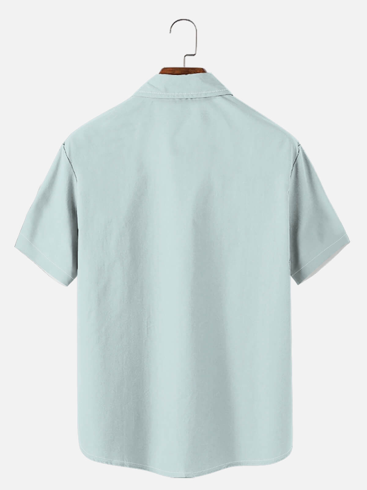 Men's Classic Striped Bowling Style Short Sleeve Shirt ElevenOasis