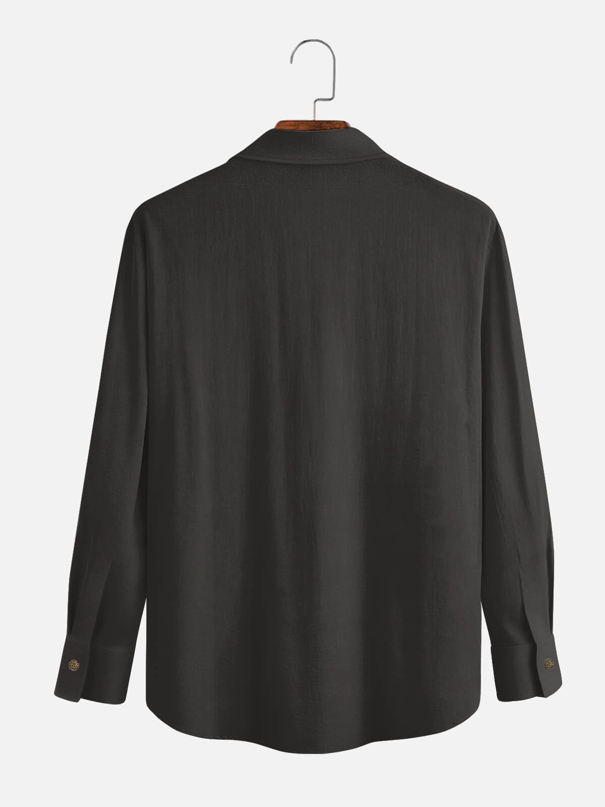 Men's Classic Striped Bowling Style Long Sleeve Shirt Eleven Oasis