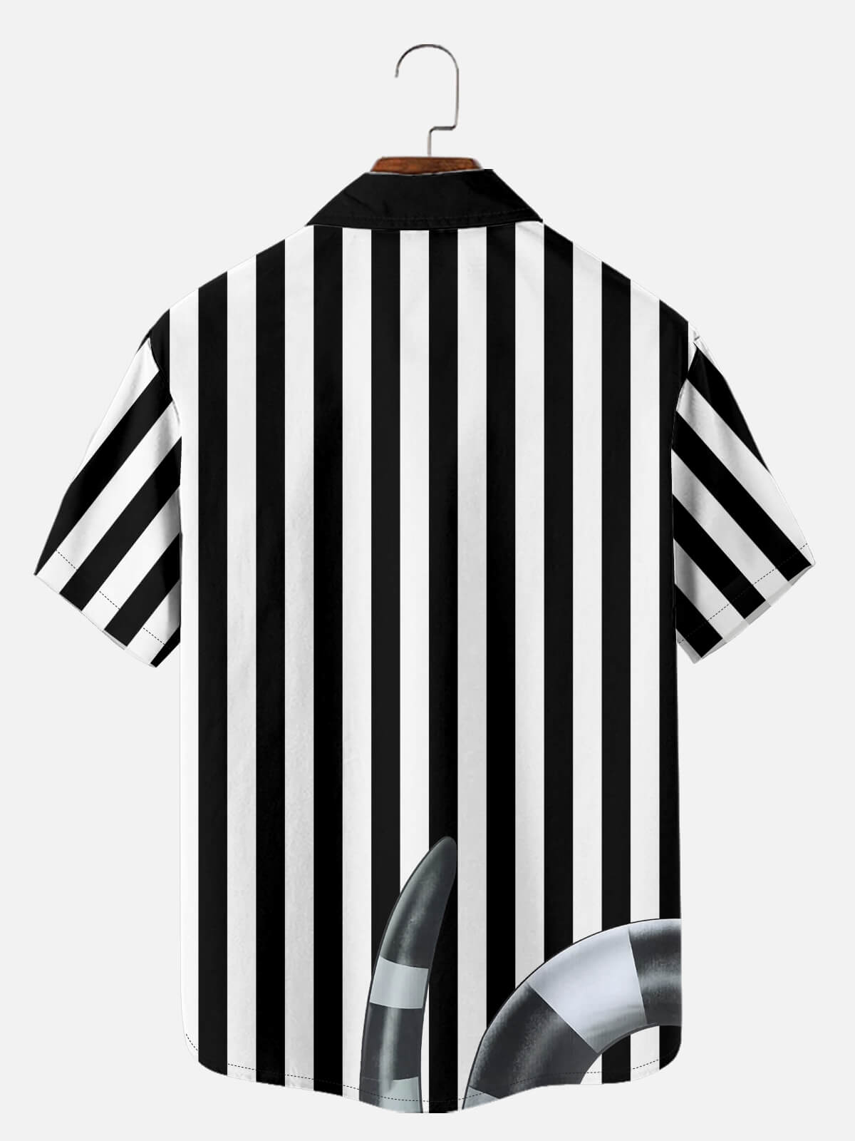 Tall Men's Beetlejuice Sandworm Halloween Short Sleeve Shirt Eleven Oasis