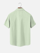 Men's Tropical Parrot Margarita Short Sleeve Shirt Eleven Oasis