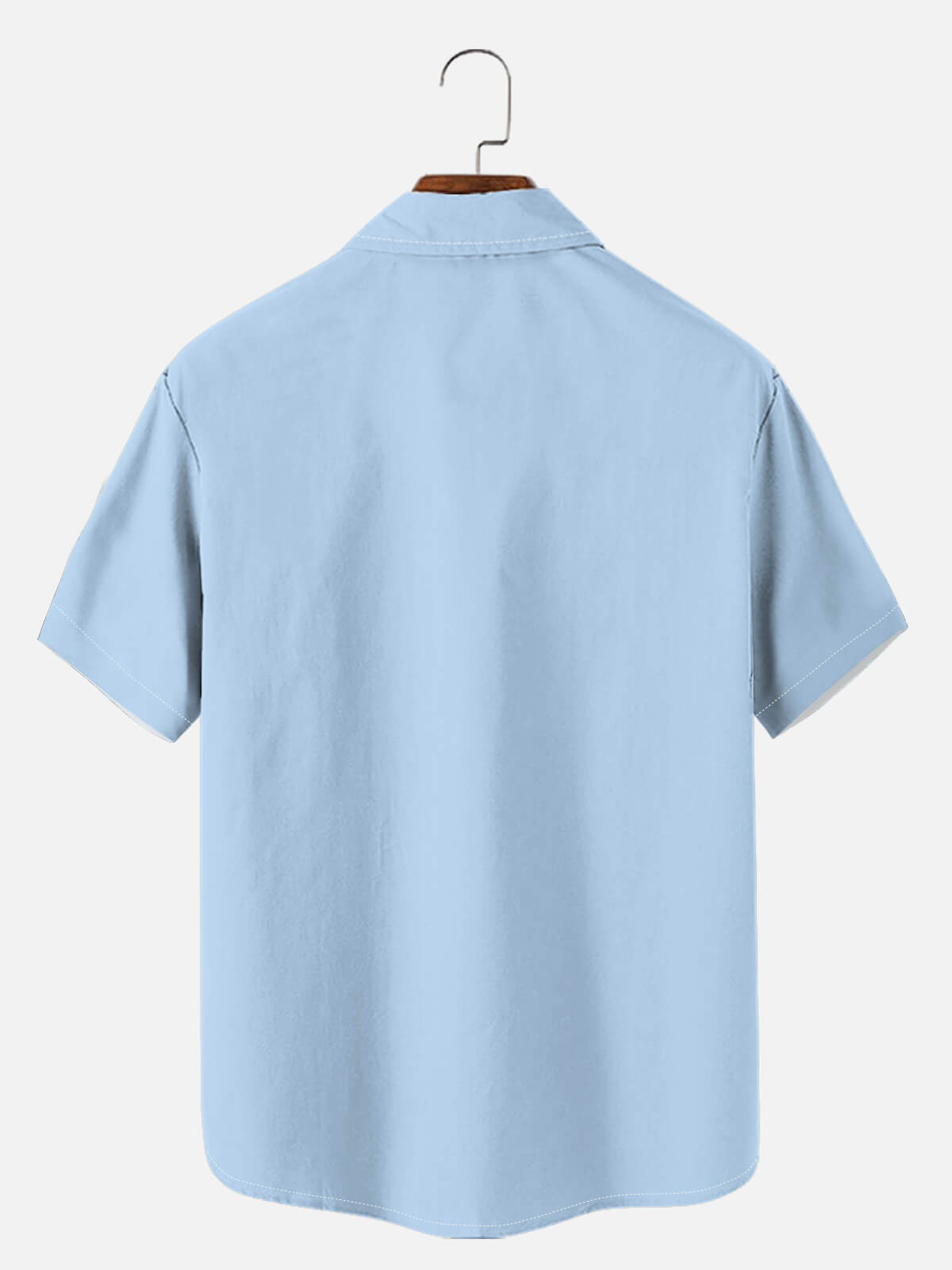 Men's Basic 50s Style Bowling Short Sleeve Shirt Eleven Oasis