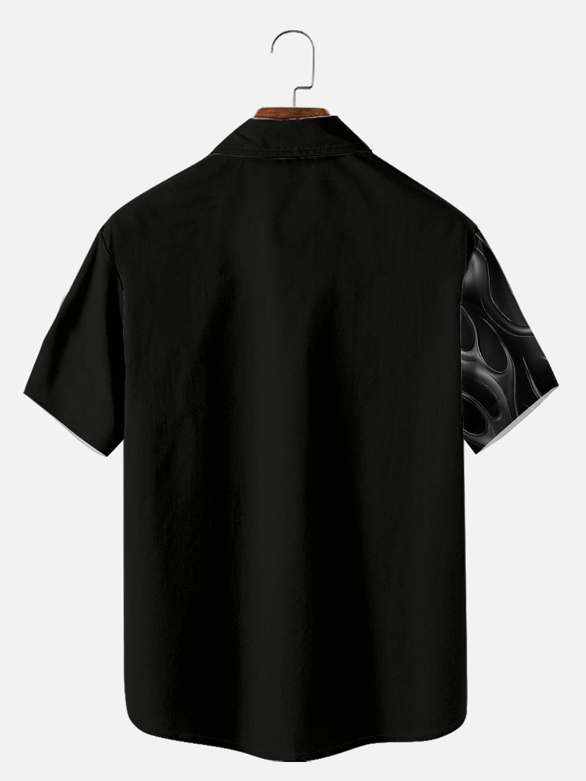 Tall Men's Midnight Flames Short Sleeve Shirt Eleven Oasis