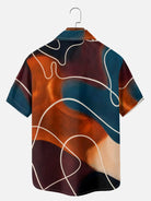 Men's Neon Lounge Abstract Short Sleeve Shirt Eleven Oasis