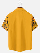 Tall Men's Jack Skellington Pumpkin Patch Halloween Short Sleeve Shirt Eleven Oasis