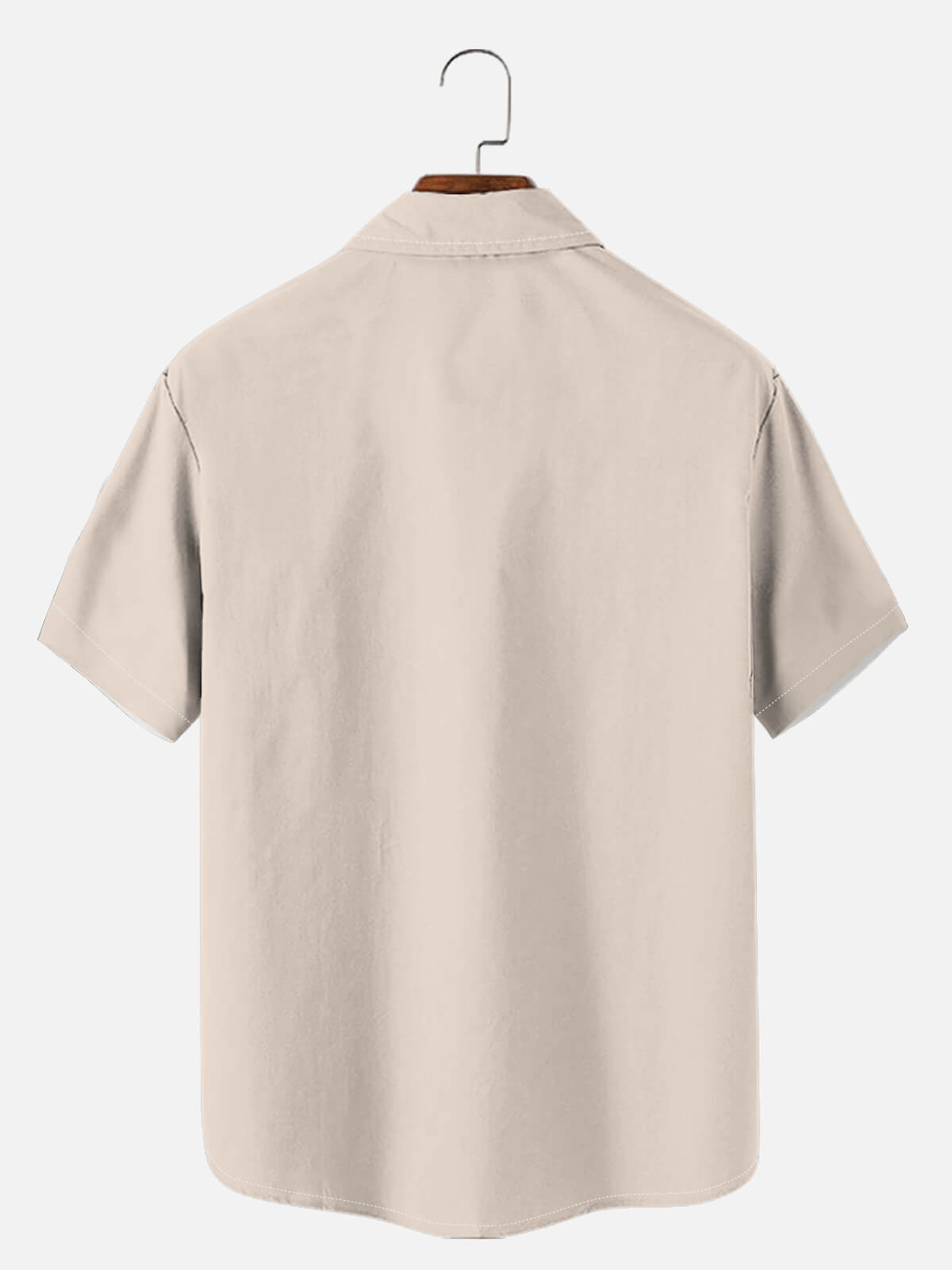 Men's Basic 50s Style Bowling Short Sleeve Shirt Eleven Oasis