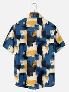 Men's Gallery Brushstroke Short Sleeve Shirt Eleven Oasis