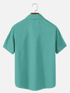 Tall Men's Mid-Century Modern Abstract Bowling Short Sleeve Shirt?