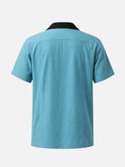 Men's Triple Panel Bowling Short Sleeve Shirt Eleven Oasis