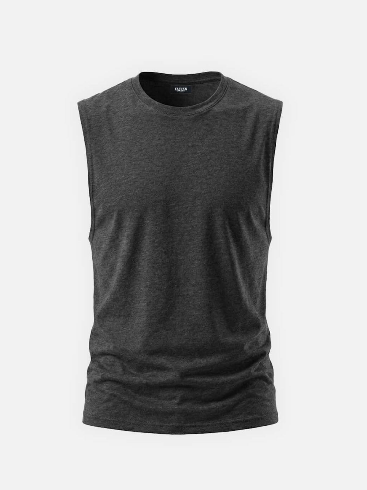 Men's Slim Fit Sleeveless Crew Neck Tank Top ElevenOasis