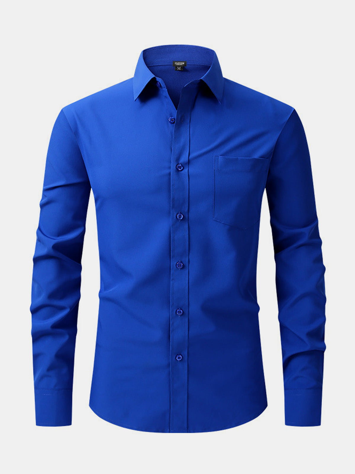 Men's Business Casual Long Sleeve Shirt Eleven Oasis